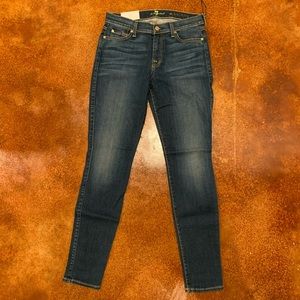 NWT 7 For All Mankind the skinny super skinny size 28